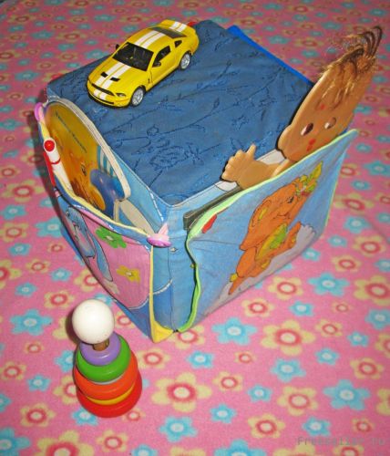 Развивающий кубик для ребенка своими руками