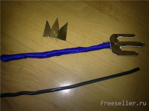 Делаем магнит на холодильник Русалка и Нептун