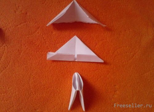 Делаем Лебедя в технике Модульное оригами