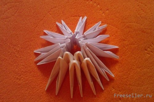 Делаем Лебедя в технике Модульное оригами