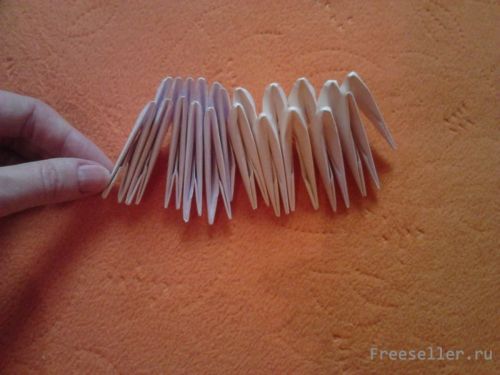 Делаем Лебедя в технике Модульное оригами