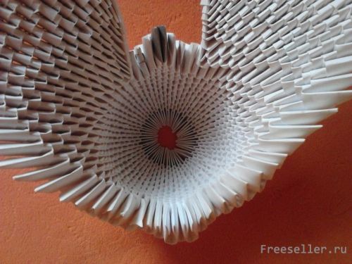 Делаем Лебедя в технике Модульное оригами