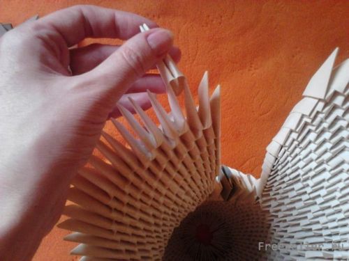 Делаем Лебедя в технике Модульное оригами