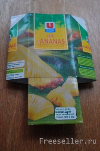 Делаем самодельный кошелек из пакета от сока