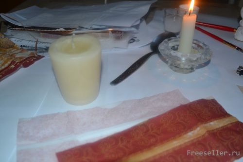 Делаем этносвечку своими руками