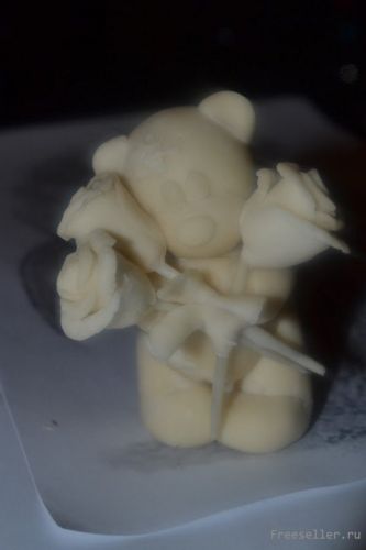 Делаем медвежонка Тедди из холодного фарфора