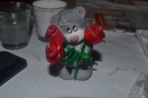 Медвежонок Тедди из холодного фарфора своими руками