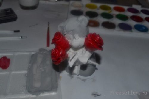 Делаем медвежонка Тедди из холодного фарфора