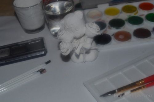 Делаем медвежонка Тедди из холодного фарфора