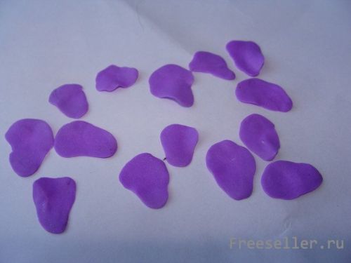 Делаем цветочную композицию из полимерной глины