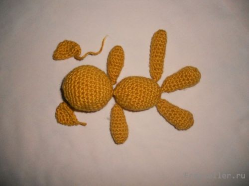 Вяжем мягкую игрушку Кот своими руками