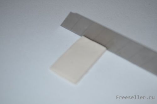 Делаем серьги Конверты из полимерной глины своими руками