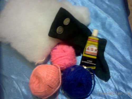 Делаем мягкую игрушку змейку из колготок