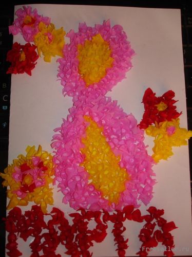 Делаем открытку к 8 марта своими руками