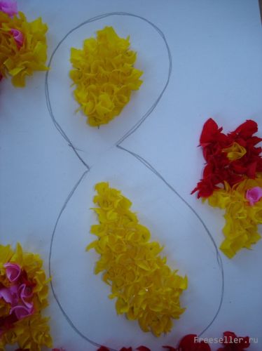 Делаем открытку к 8 марта своими руками