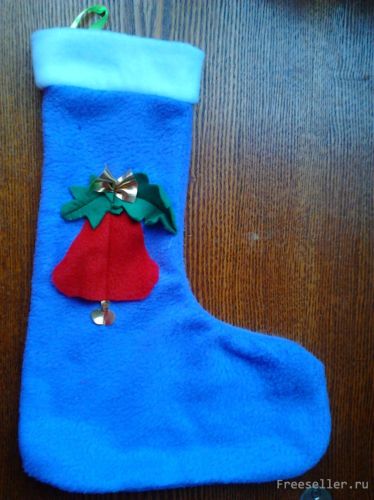 Рождественские сапожки из флиса своими руками