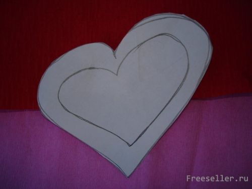 Делаем Сердце из гофрированной бумаги