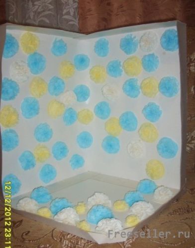 Делаем поделку Зимняя сказка