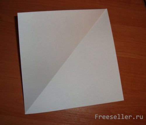 Делаем журавлика в технике Оригами