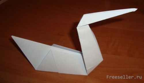 Как сделать журавлика в технике Оригами
