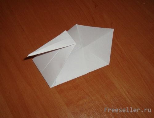 Делаем журавлика в технике Оригами