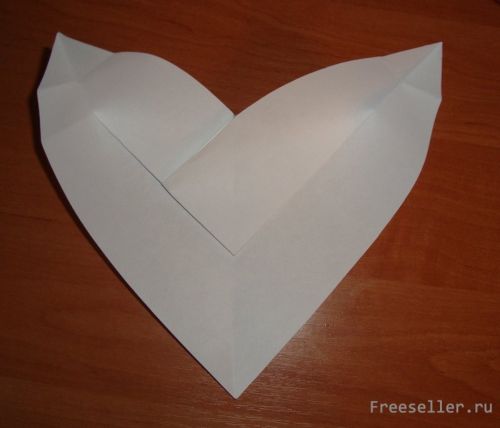 Делаем сердце из бумаги