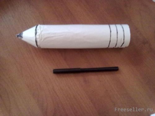 Делаем Пенал карандаш своими руками