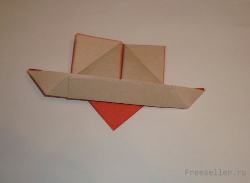 Делаем сердце с крыльями в технике Оригами