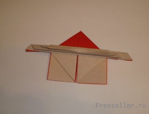 Делаем сердце с крыльями в технике Оригами