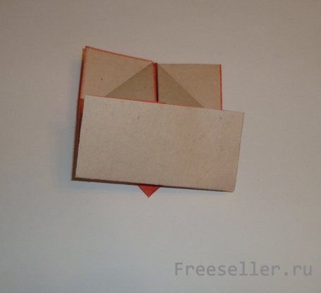 Делаем сердце с крыльями в технике Оригами