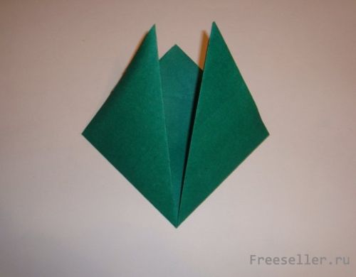 Делаем сердце с крыльями в технике Оригами