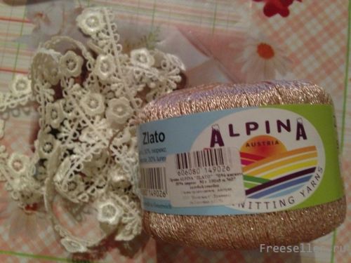 Декорирование баночки с помощью ниток и кружева