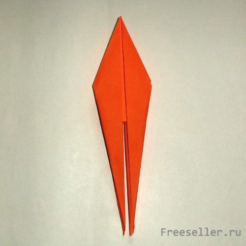 Делаем японского журавлика в оригами
