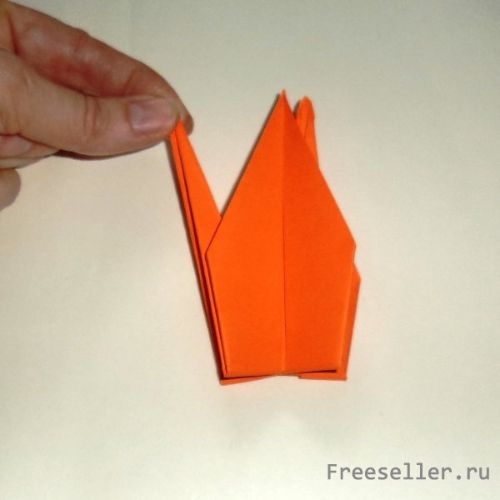 Делаем японского журавлика в оригами