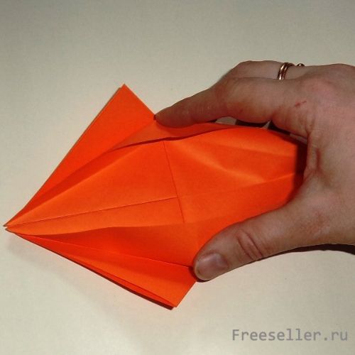 Делаем японского журавлика в оригами