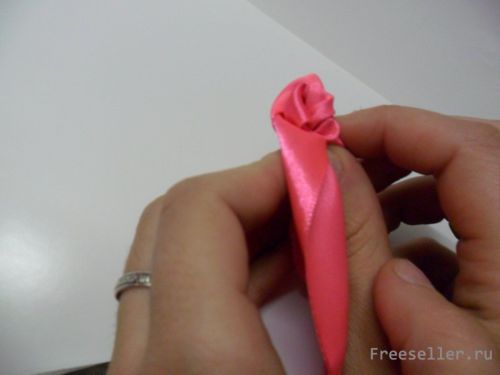 Изготовление атласного ободка