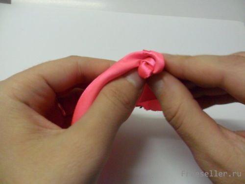 Изготовление атласного ободка