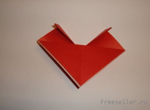 Изготовление Валентинки - Сердце в технике Оригами