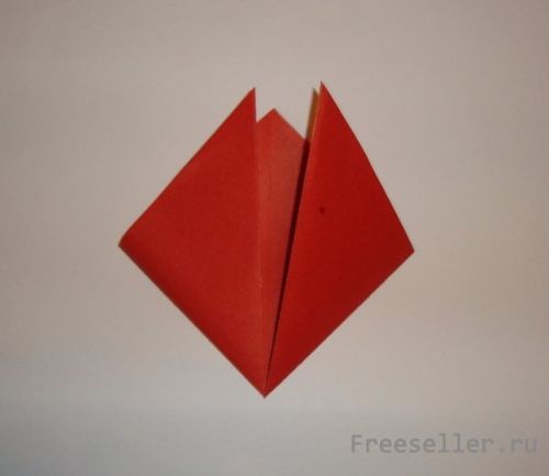Изготовление Валентинки - Сердце в технике Оригами