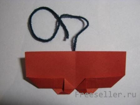 Изготовление закладки -Сердечко с цветком