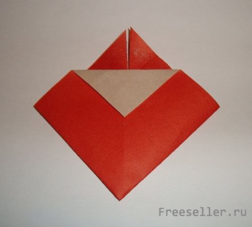 Делаем клубничку из бумаги