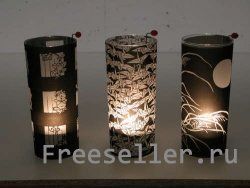 Светильник из бокалов своими руками