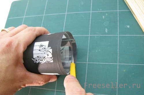 Изготовление светильника из бокалов