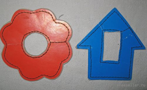 Изготовление развивающей игрушки для детей -Фигурки на шнурке