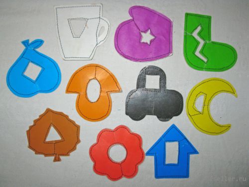 Изготовление развивающей игрушки для детей -Фигурки на шнурке