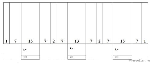 Карман для косметики на детскую кроватку своими руками - СХЕМА
