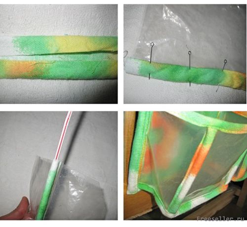 Карман для косметики на детскую кроватку своими руками