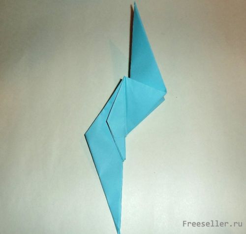 Делаем попугая Ара в оригами