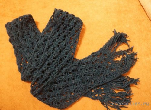 Вяжем Шарфик своими руками.