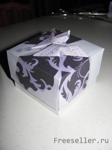 Подарочная коробочка с бабочкой своими руками